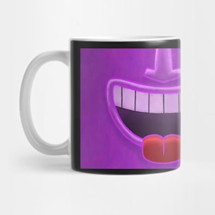 Purple Tiki Smile Mask! (Red Tongue Version) Mug